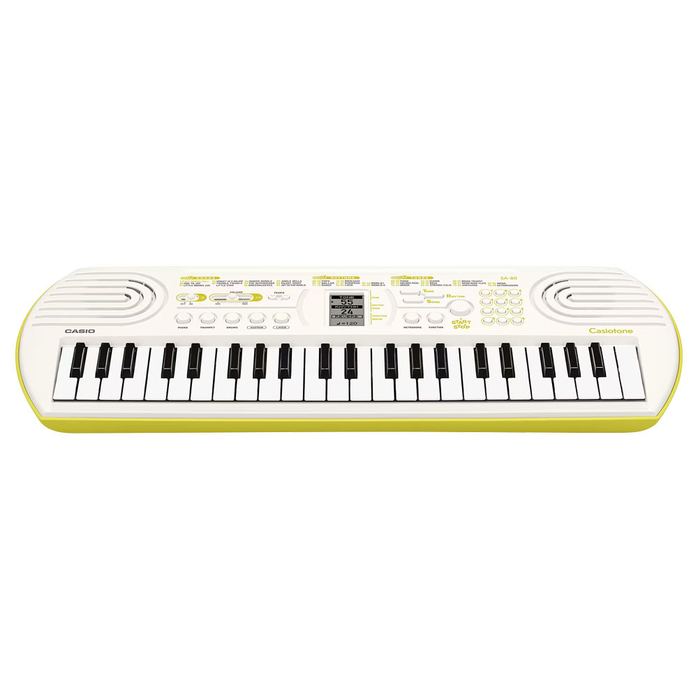 Casio SA-80 Casiotone 44 Key Mini Keyboard - White