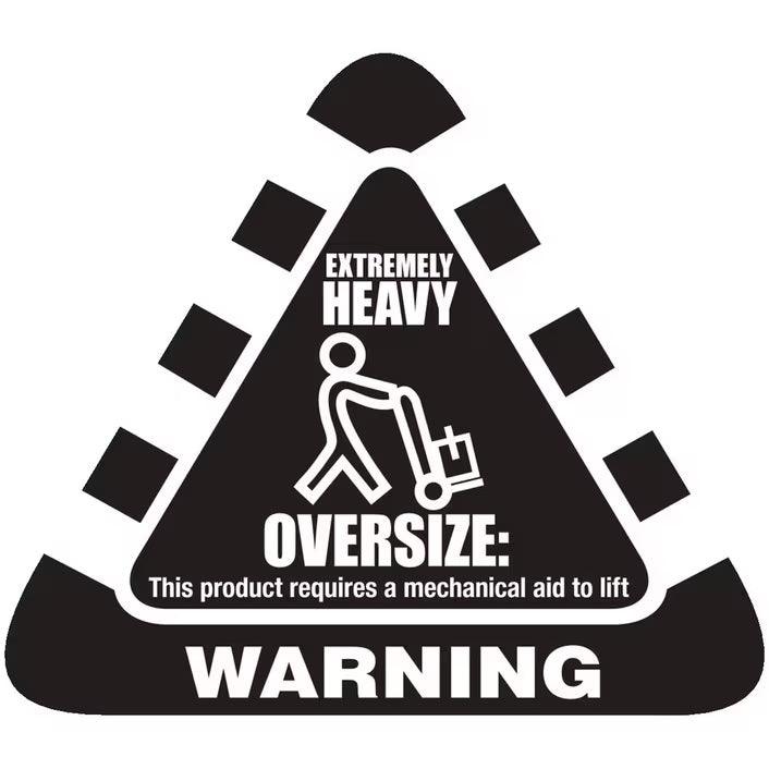 Stock Forms Oversize Labels 80x70mm Black 250 Labels Roll Pack 4
