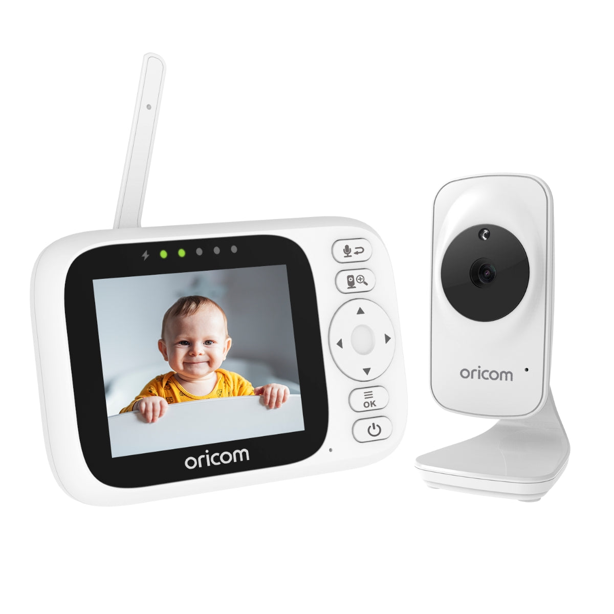Oricom SC340 3.2" Video Baby Monitor with LCD Display and Digital Pan Zoom