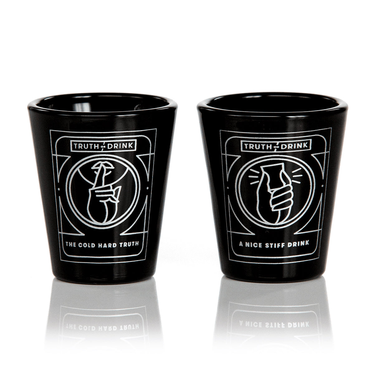 Cut Games Truth or Drink Shot Glasses Game