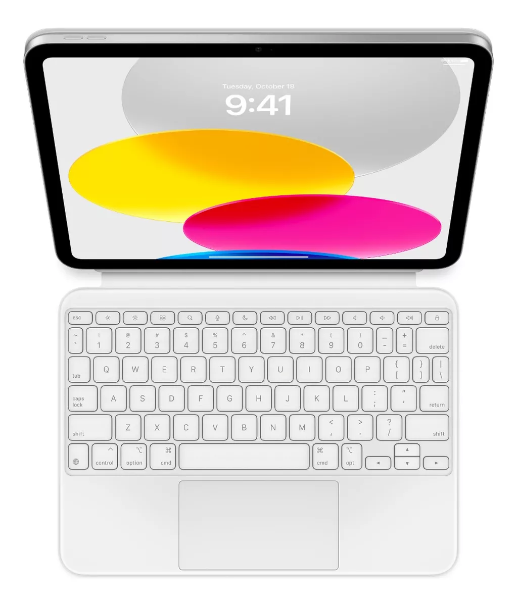 APPLE MAGIC KEYBOARD FOLIO PARA IPAD 10TH GEN INGLES WHITE