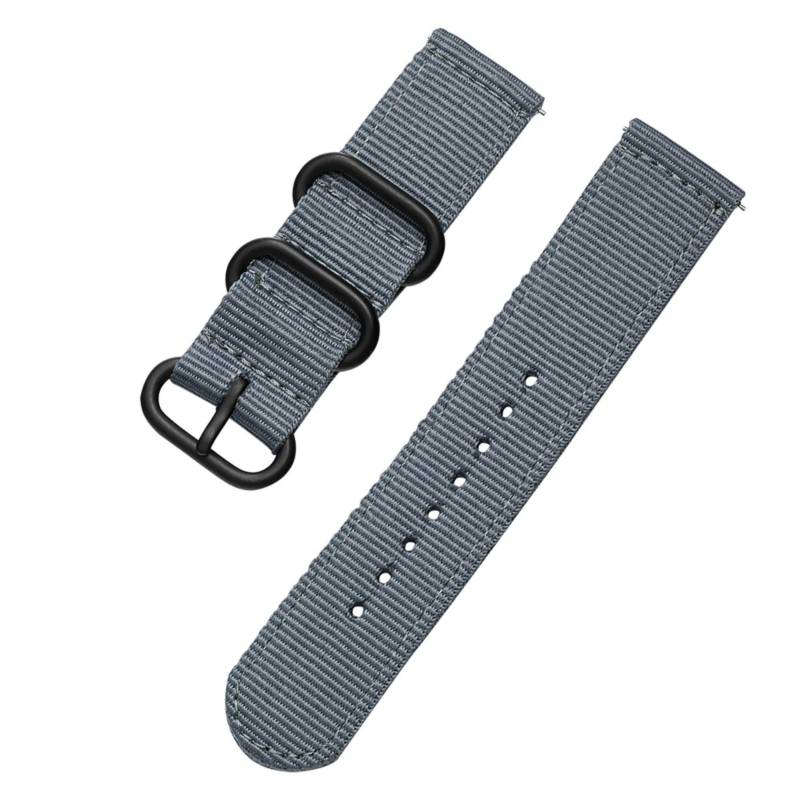 CORREA DE NYLON PARA SAMSUNG GALAXY WATCH 4 / 4 CLASSIC - PLOMO