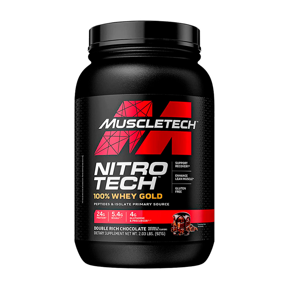 PACK MUSCLETECH NITROTECH PERFORMANCE 4 LB VAINILLA + NITROTECH WHEY GOLD 2.2 LB CHOCOLATE