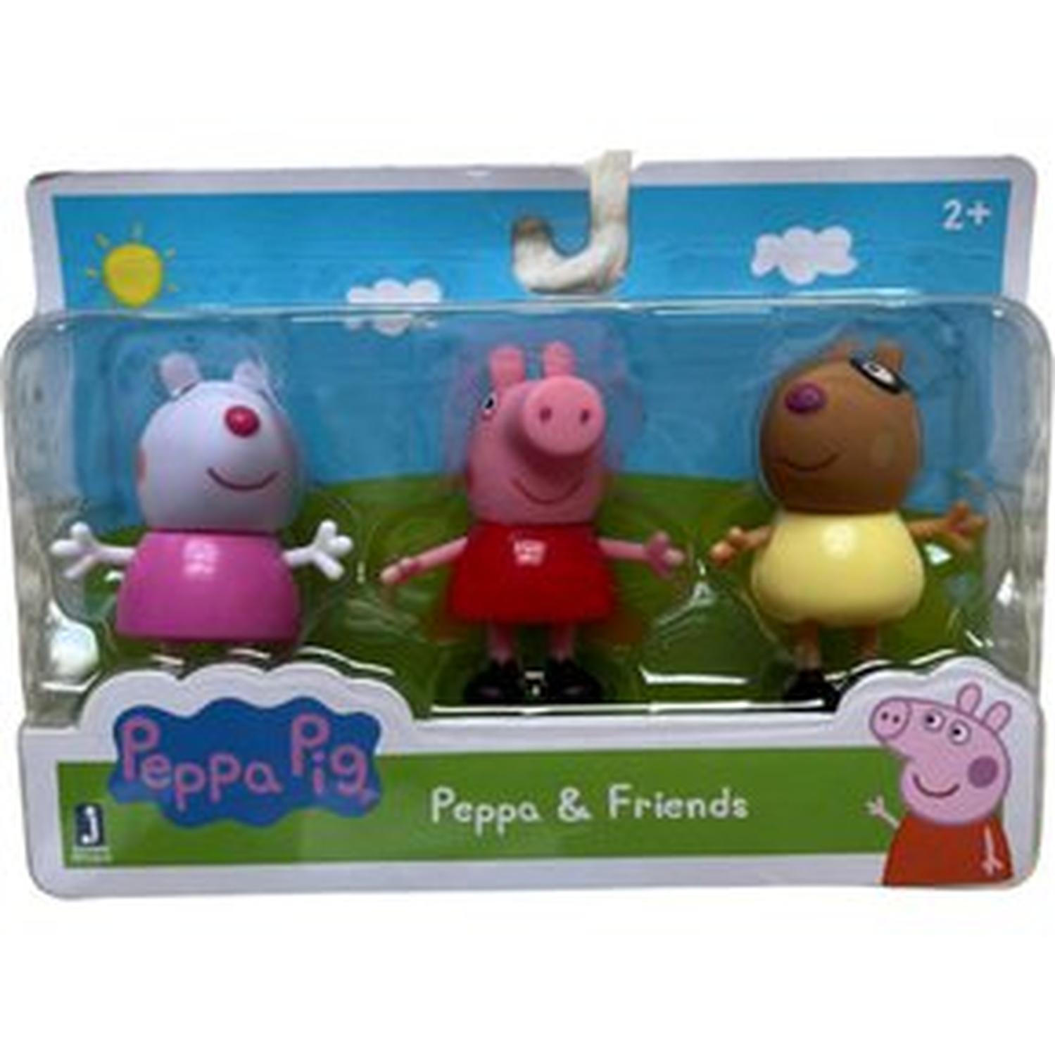 PACKX3 MUÑECOS DE PEPPA PIG FRIENDS