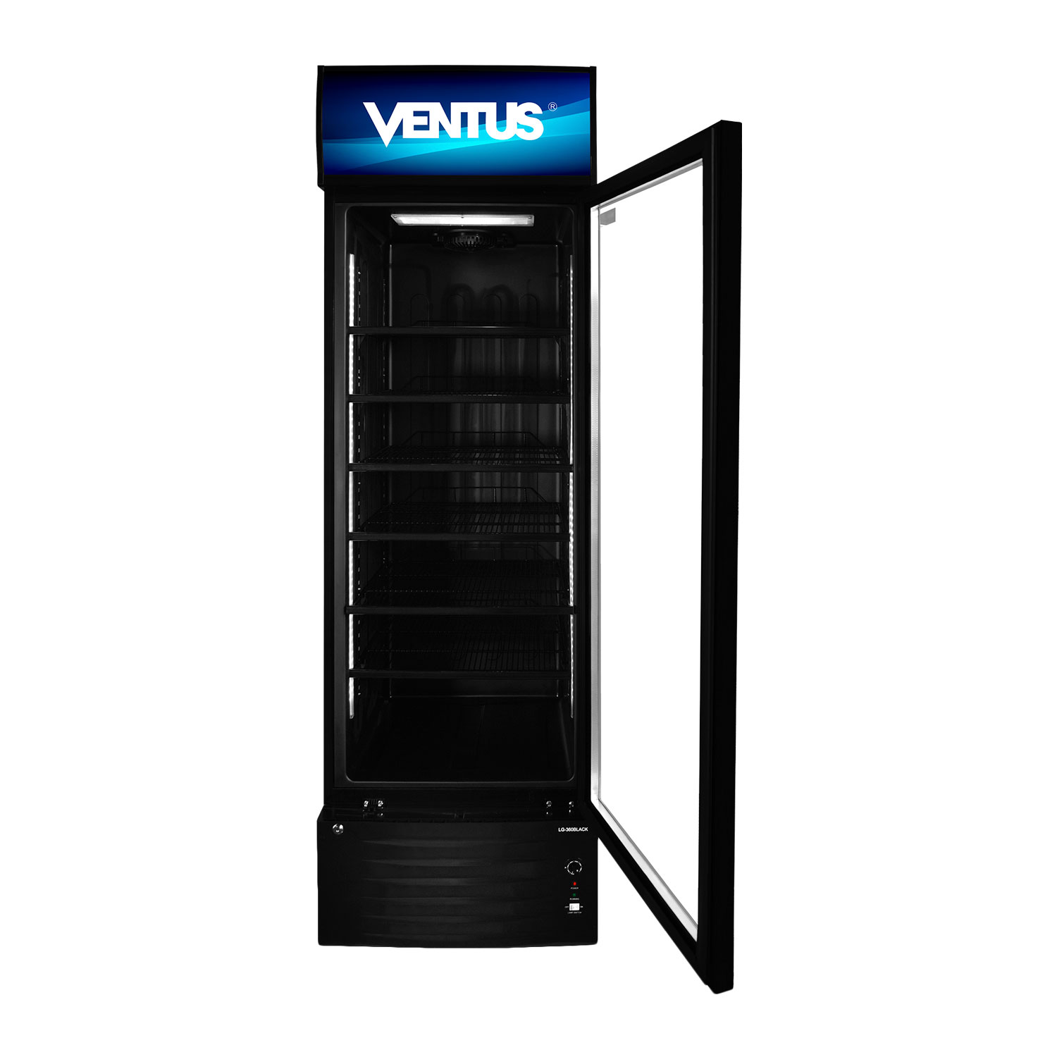 VISICOOLER VENTUS 360L 1 PUERTA LG-360BLACK