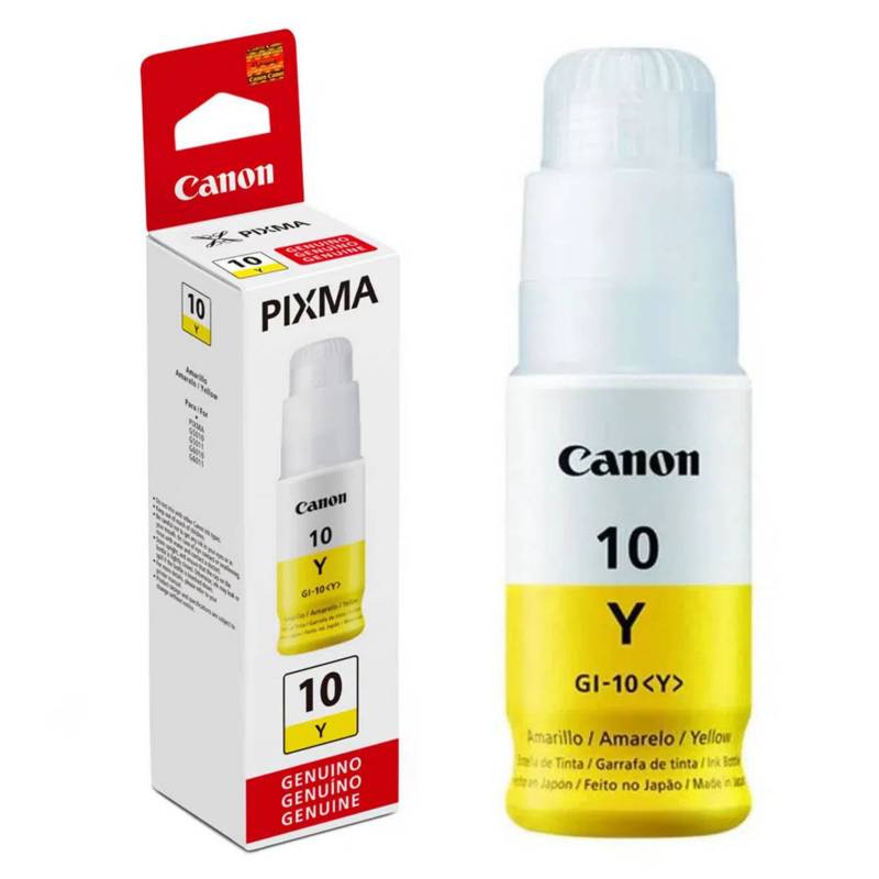 BOTELLA DE TINTA CANON GI-10Y YELLOW PARA G6010 G7010