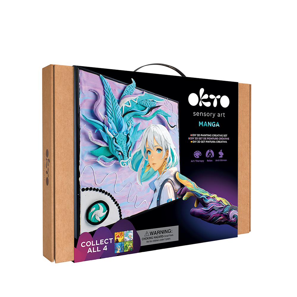 Okto DIY 3D Painting Manga 30x40cm - Air