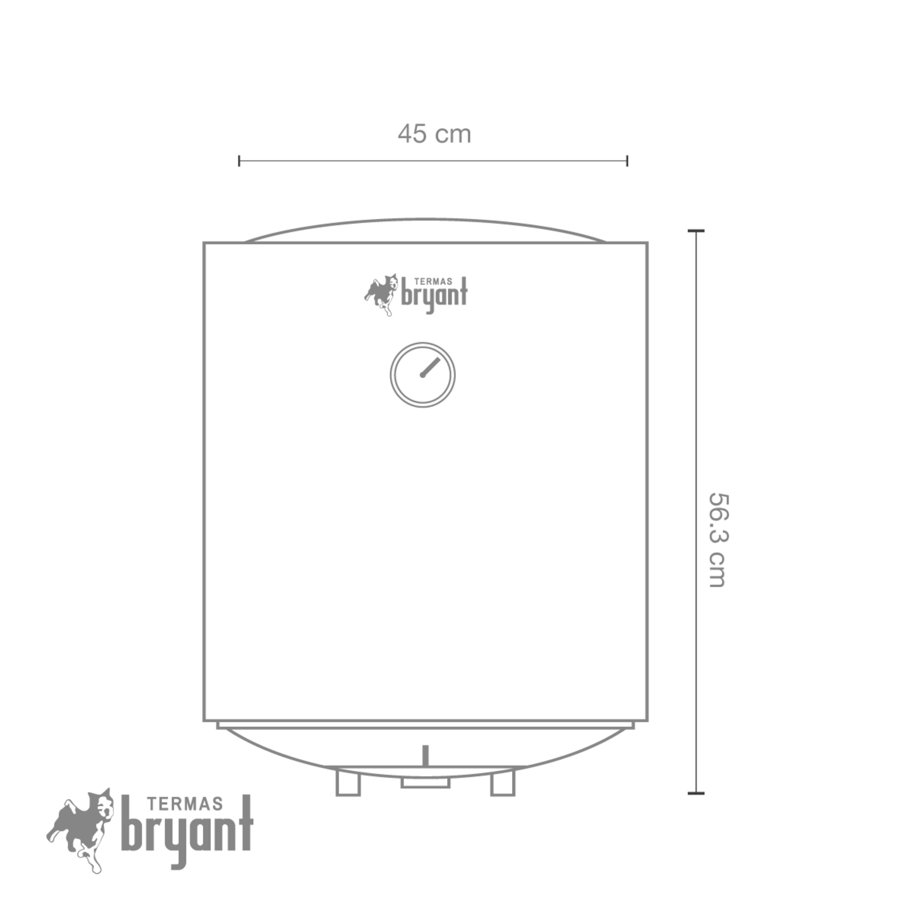 TERMA ELÉCTRICA 50 L BRYANT ZAFIRO | BLANCO