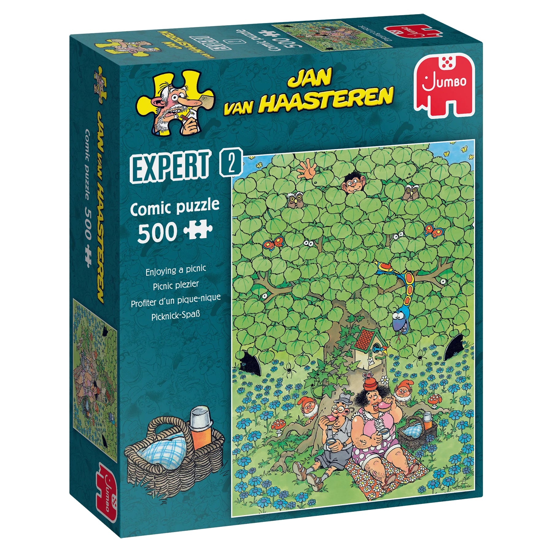 Jumbo 500pc JVH Comic Puzzle Expert 2: Enjoying a Picnic
