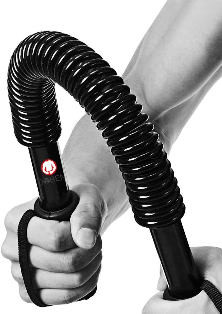 BARRA DE MUSCULACIÓN POWER TWISTER EXTENSOR PARA PECTORALES Y BRAZOS – TENSIÓN 30 KG