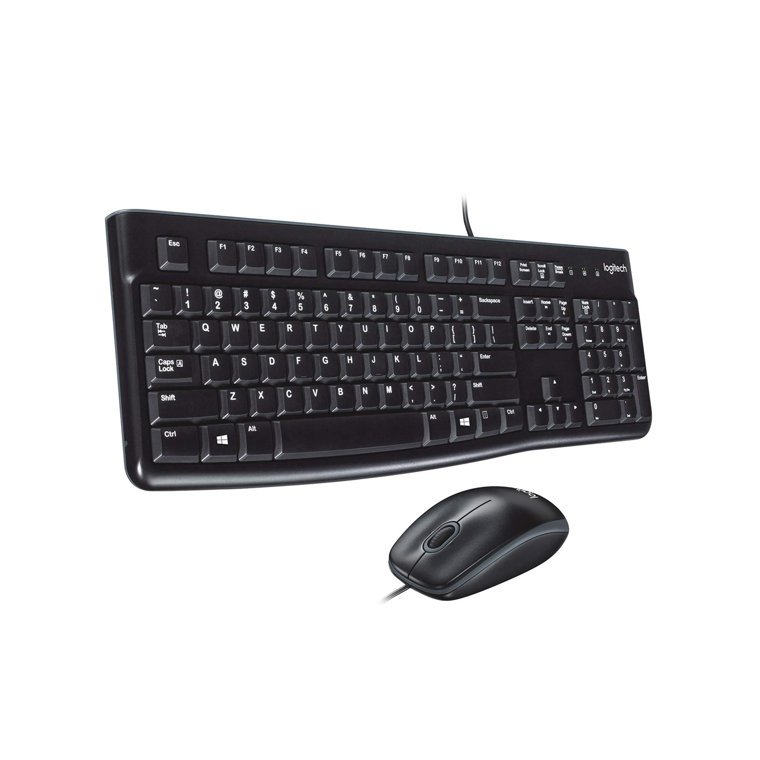 KIT TECLADO Y MOUSE LOGITECH MK120 ALAMBRICO USB