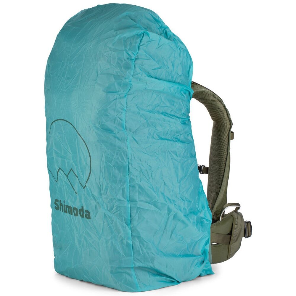 Shimoda Rain Cover for 70L Backpacks Waterproof Tripod Friendly Nile Blue