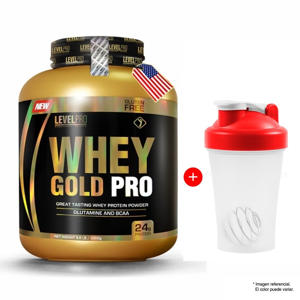 LEVEL PRO WHEY GOLD PRO 6.6 LBS VAINILLA CREME