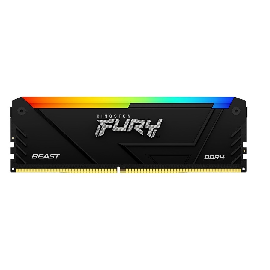 MEMORIA RAM KINGSTON FURY BEAST RGB 16GB DDR4 3600MHZ PC4-28800 CL18