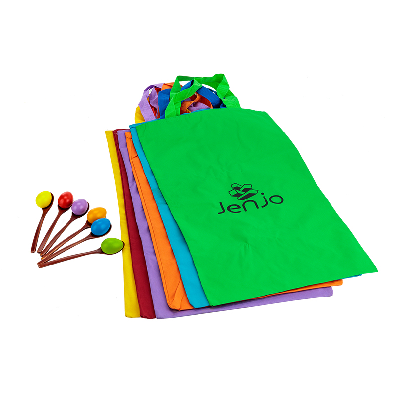 Jenjo Games 2 in 1 Egg Spoon Race & Hacky Sack Kids Game Set