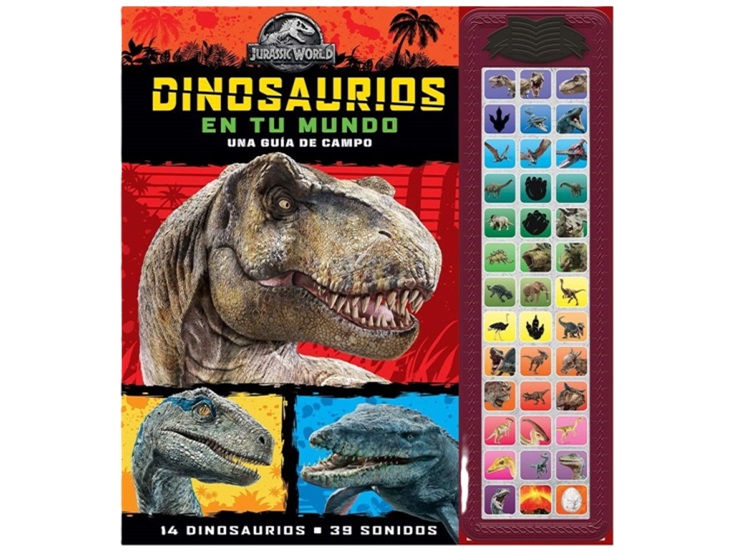 TESORO DE CUENTOS CON 39 SONIDOS DINOSAURIOS JURASIC WORLD