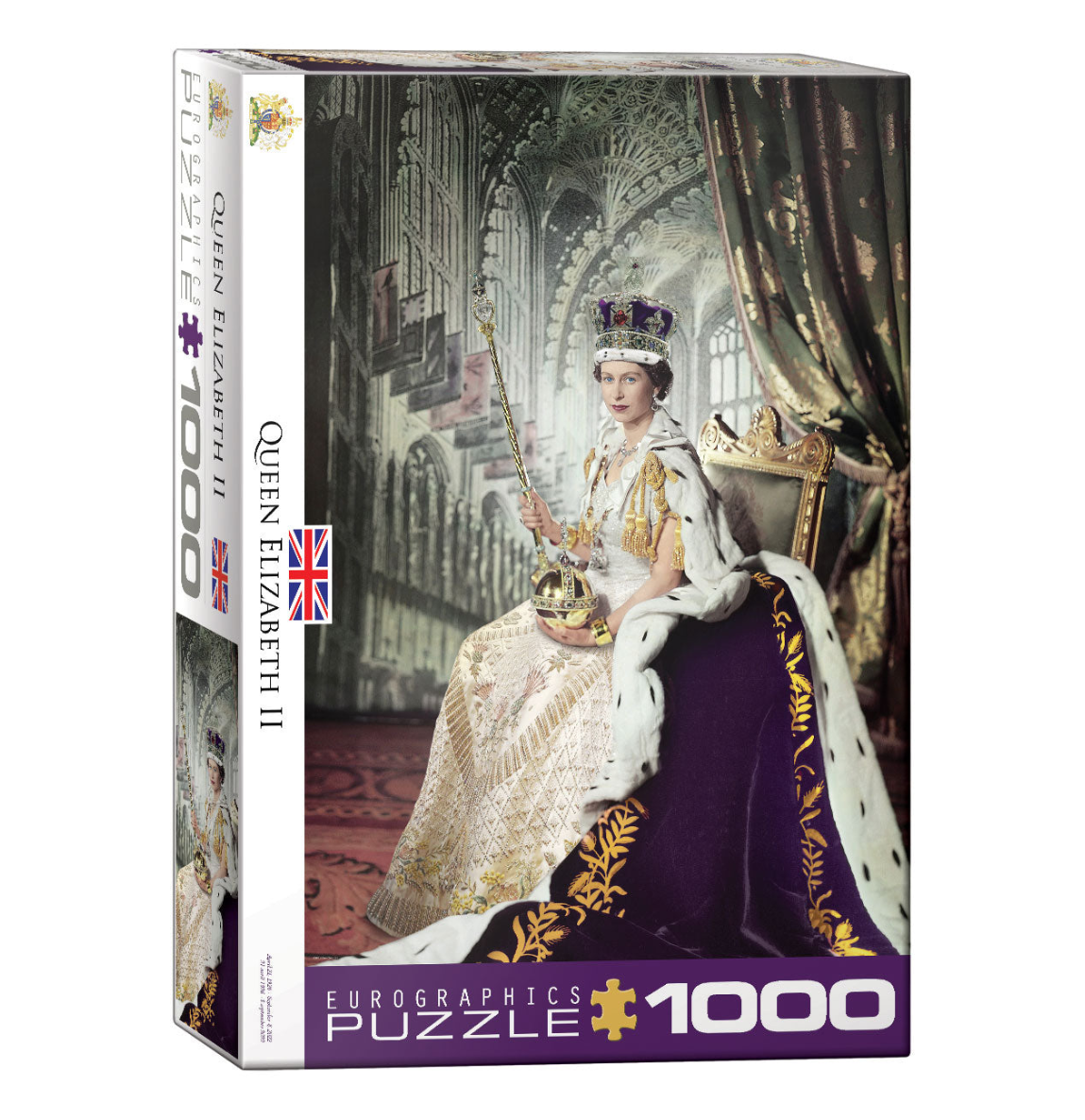 Eurographics 1000pc Queen Elizabeth Ii Eur Puzzle