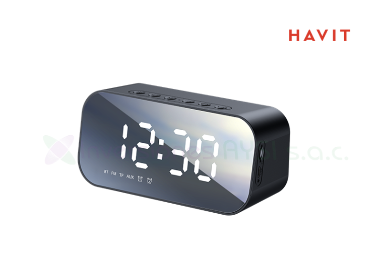 PARLANTE BLUETOOTH CON DESPERTADOR HAVIT M3