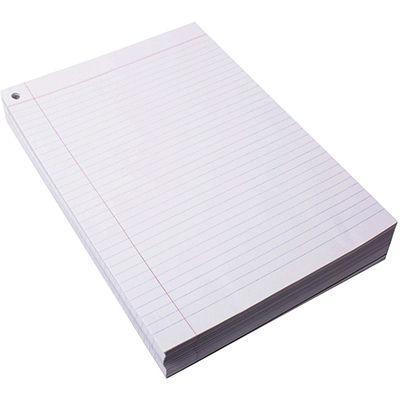 Quill Loose Leaf Exam Paper Ruled With One Hole 60gsm A4 Pack 500