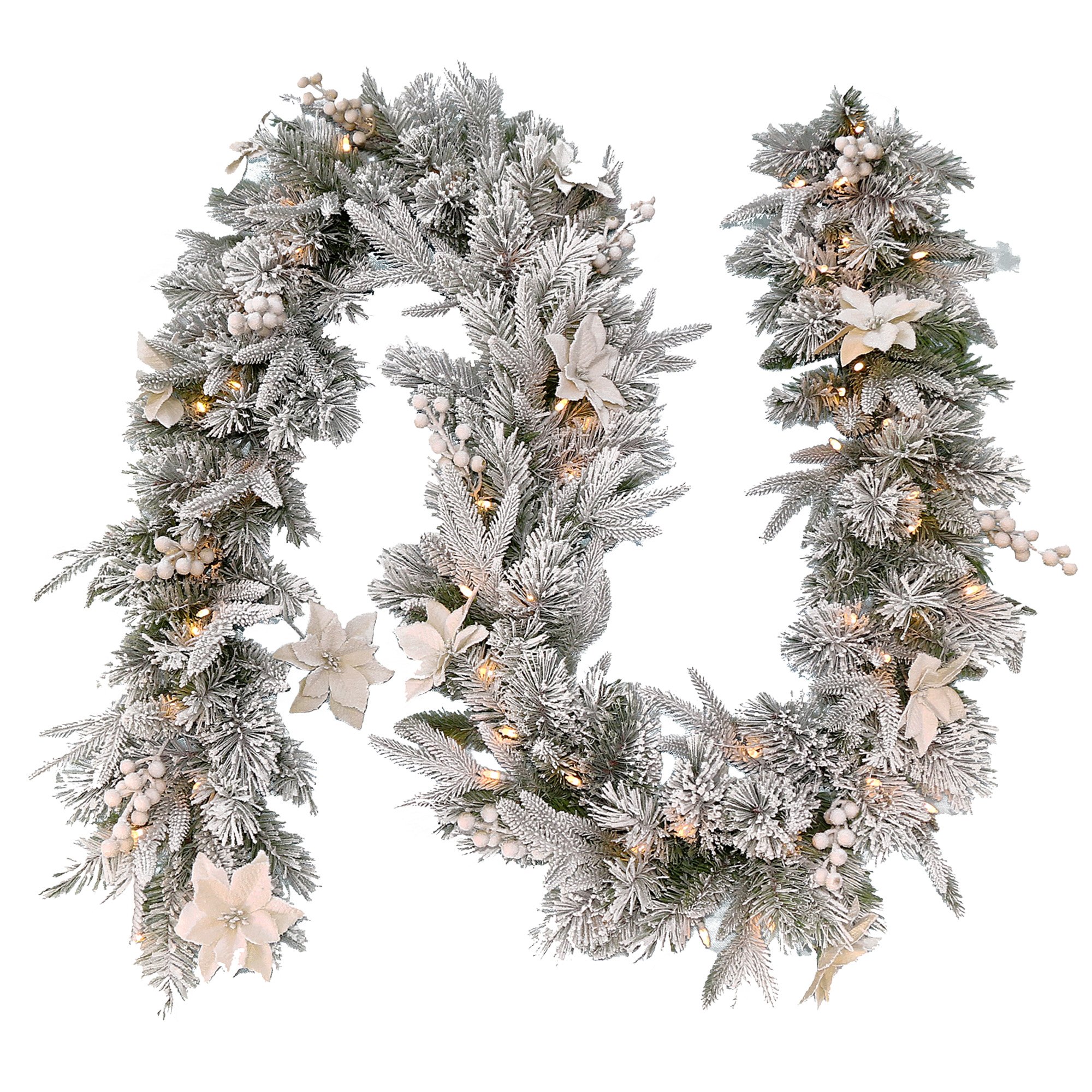 Christabelle Snow Frosted Garland 2.74m