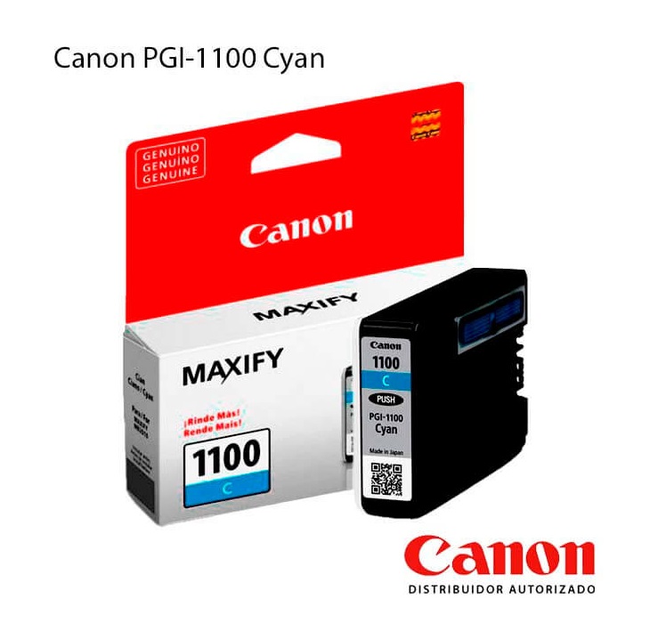 TINTA CANON PGI-1100 PARA MB2010, MB2110 , MB2710-CIAN