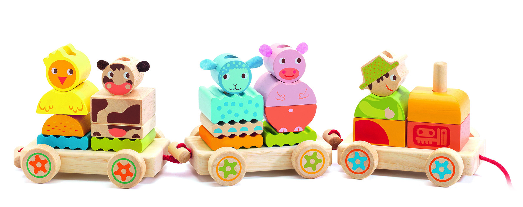 Tren Magnético De Madera – Set Educativo STEM Con Números Y Colores Para Niños De 1 A 3 Años