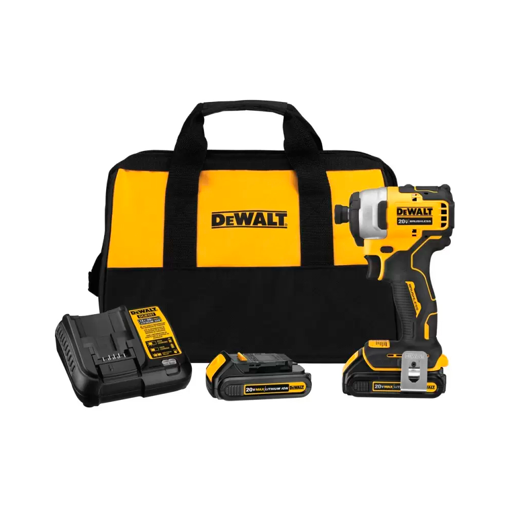 ATORNILLADOR DE IMPACTO DEWALT 1/4' 20V XR BRUSHLESS ATOMIC - 1