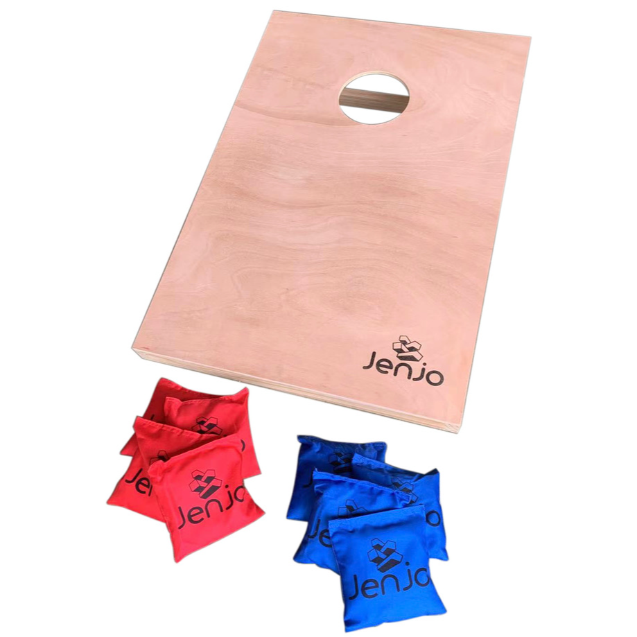 Jenjo Games Cornhole Standard Single Board Game Set