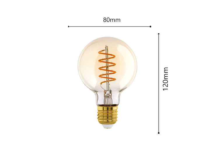 BOMBILLAS EGLO LM, LED, E27, V1 1X7W 2700K L120 Ø80