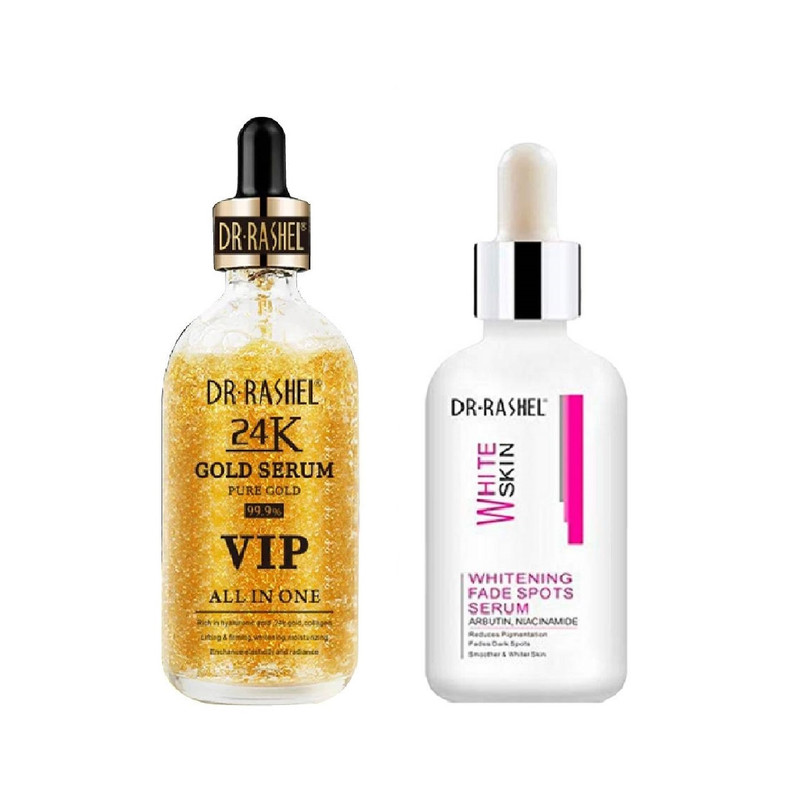 SERUM GOLD 99% + SUERO BLANQUEADOR - DR RASHEL