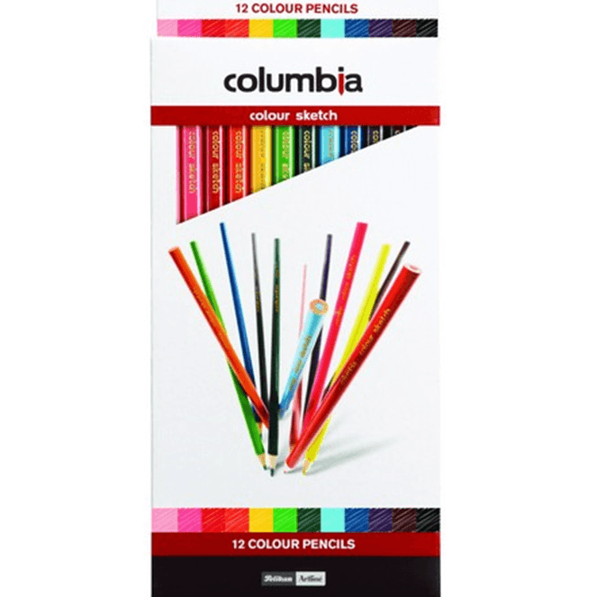 Columbia Coloured Pencils Colorsketch Pack 12 Set