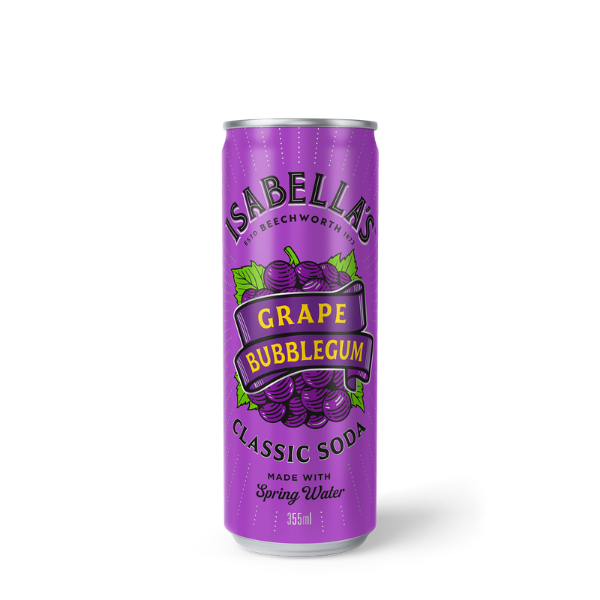 Last St. Grape Bubblegum Soda 355ml
