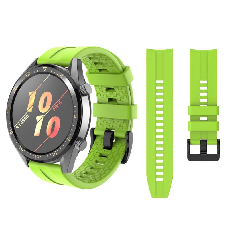 CORREA SILICONA SPORT 2 PARA SAMSUNG GALAXY WATCH 46MM / S3 - VERDELI