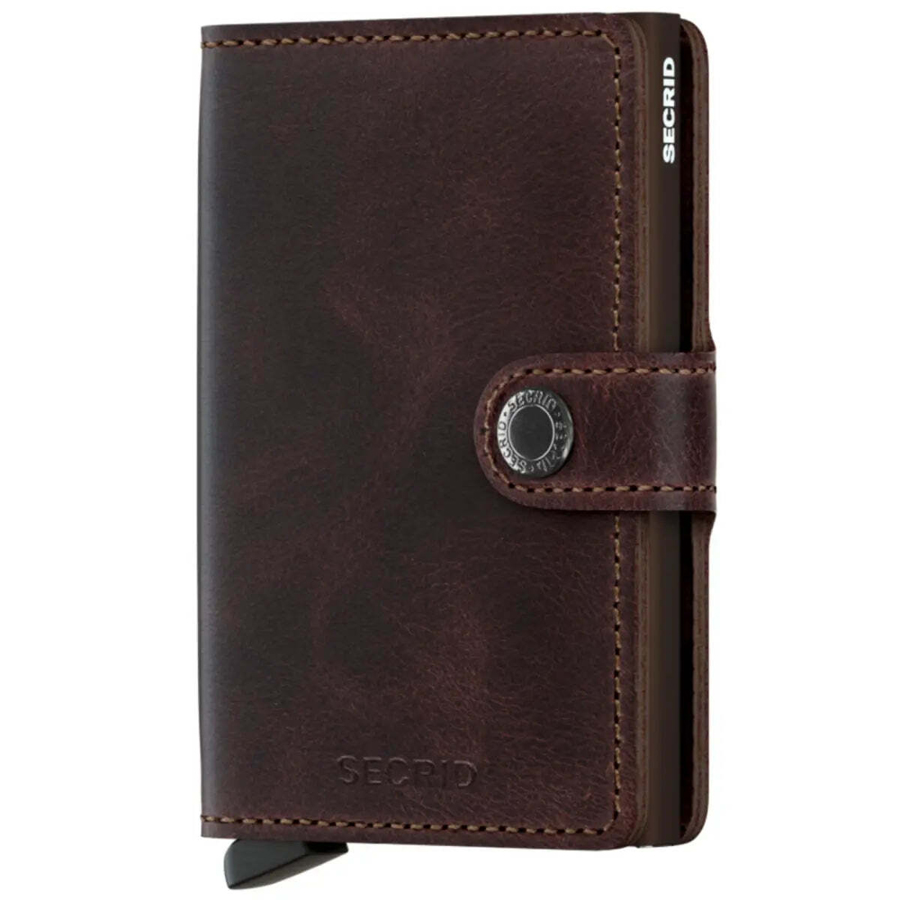 Secrid Miniwallet Compact RFID Wallet - Vintage Chocolate