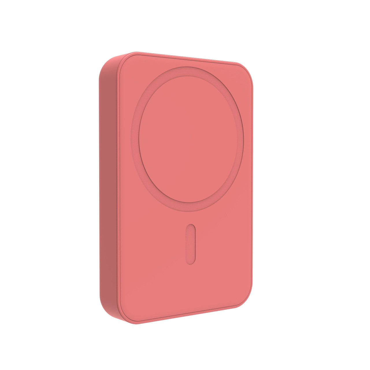 Laser 5000mAh Magnetic Power Bank – Slim Design (Sunset Coral)