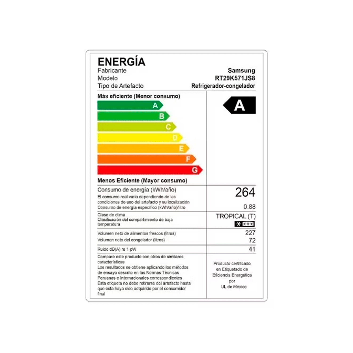 REFRIGERADORA SAMSUNG 299LT TOP MOUNT NO FROST RT29K571JS8