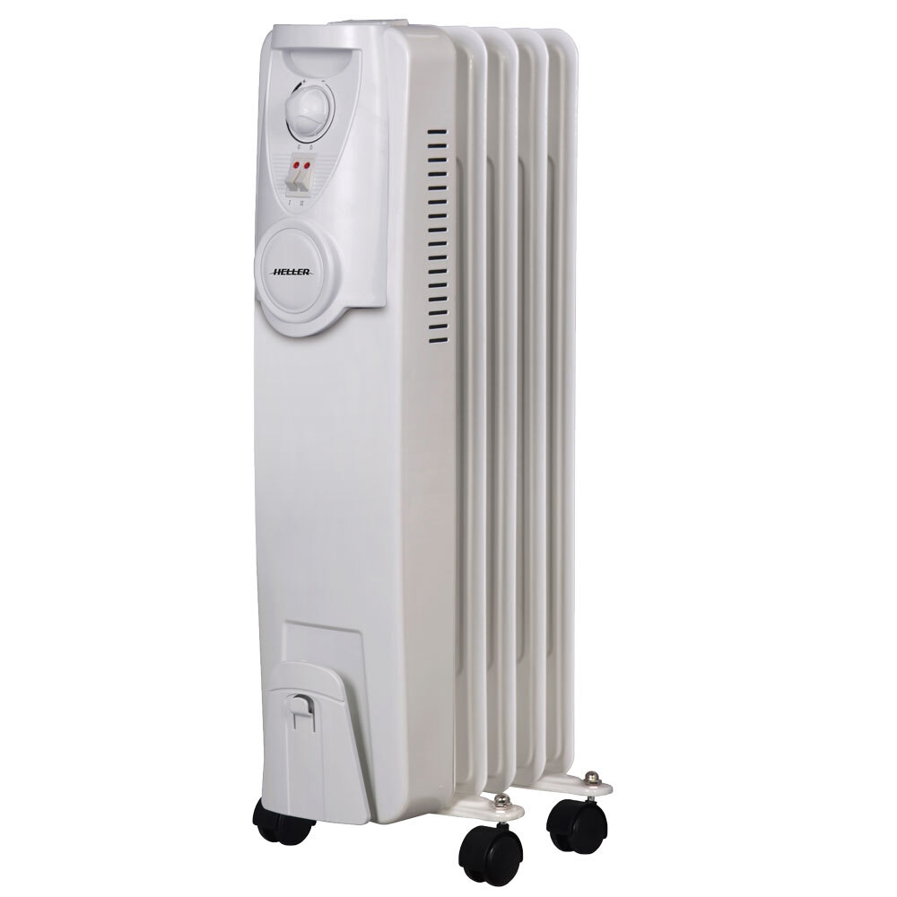 Heller 1000W Electric Oil Heater - White