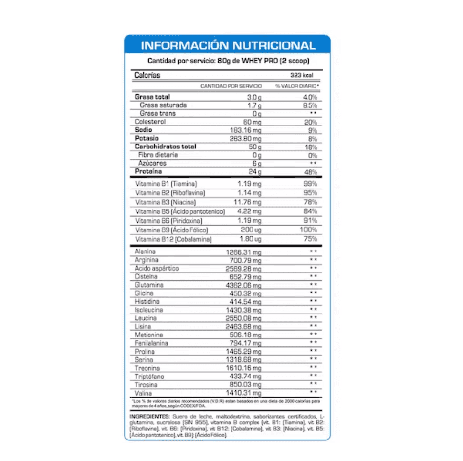 PROTEINA WHEY PRO DE 3 KG