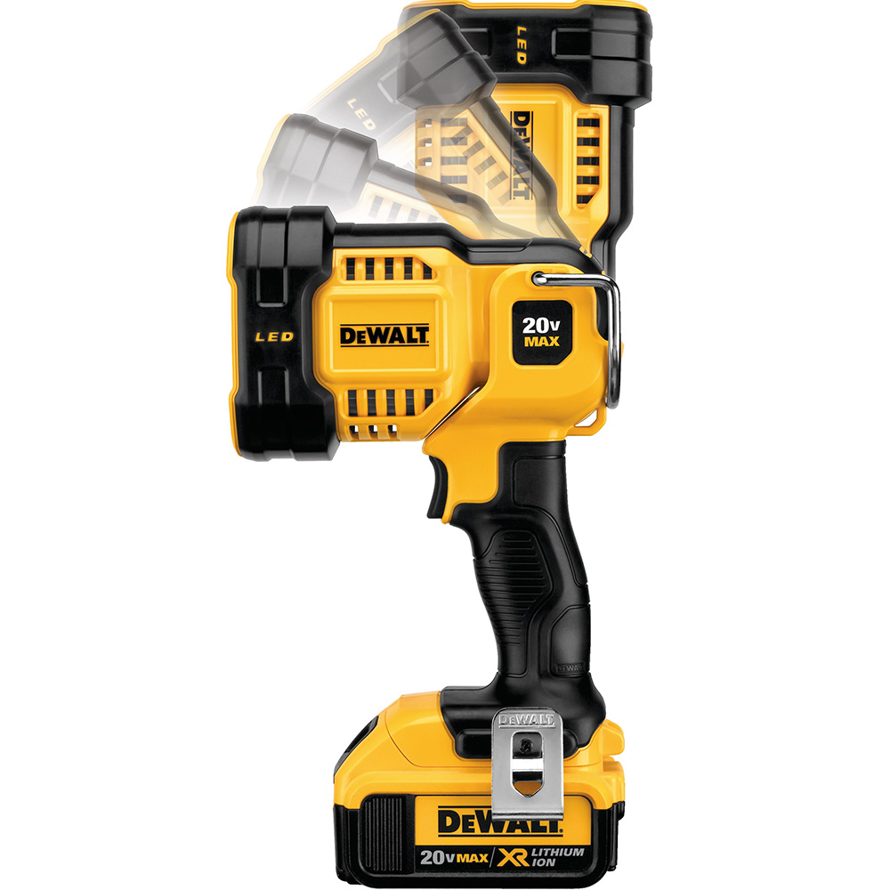 LINTERNA TRABAJO LED DEWALT 20V MAX 1000 LM SIN BAT NI CARG