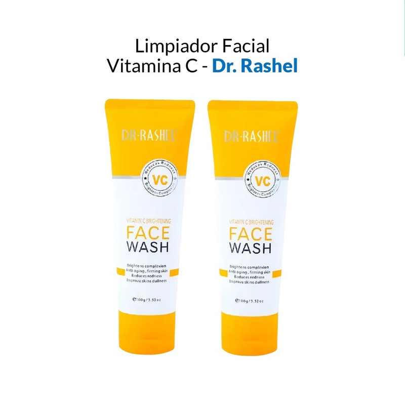 DR RASHEL VITAMINA C LIMPIADOR FACIAL ILUMINADOR 100G 02 UNIDAD