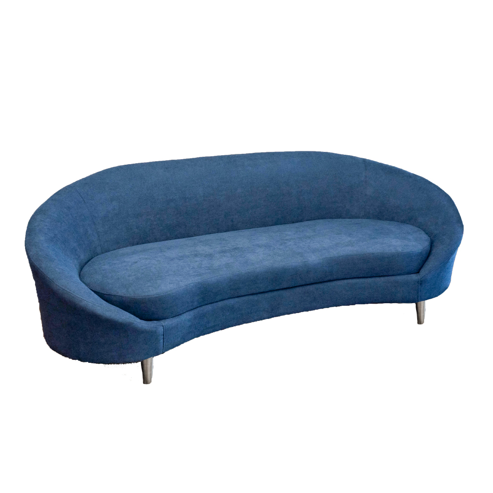 SOFA DE 3 CUERPOS DE ESTILO MODERNO PRAVI URBAN HOME MODELO NOGUCHY AZUL