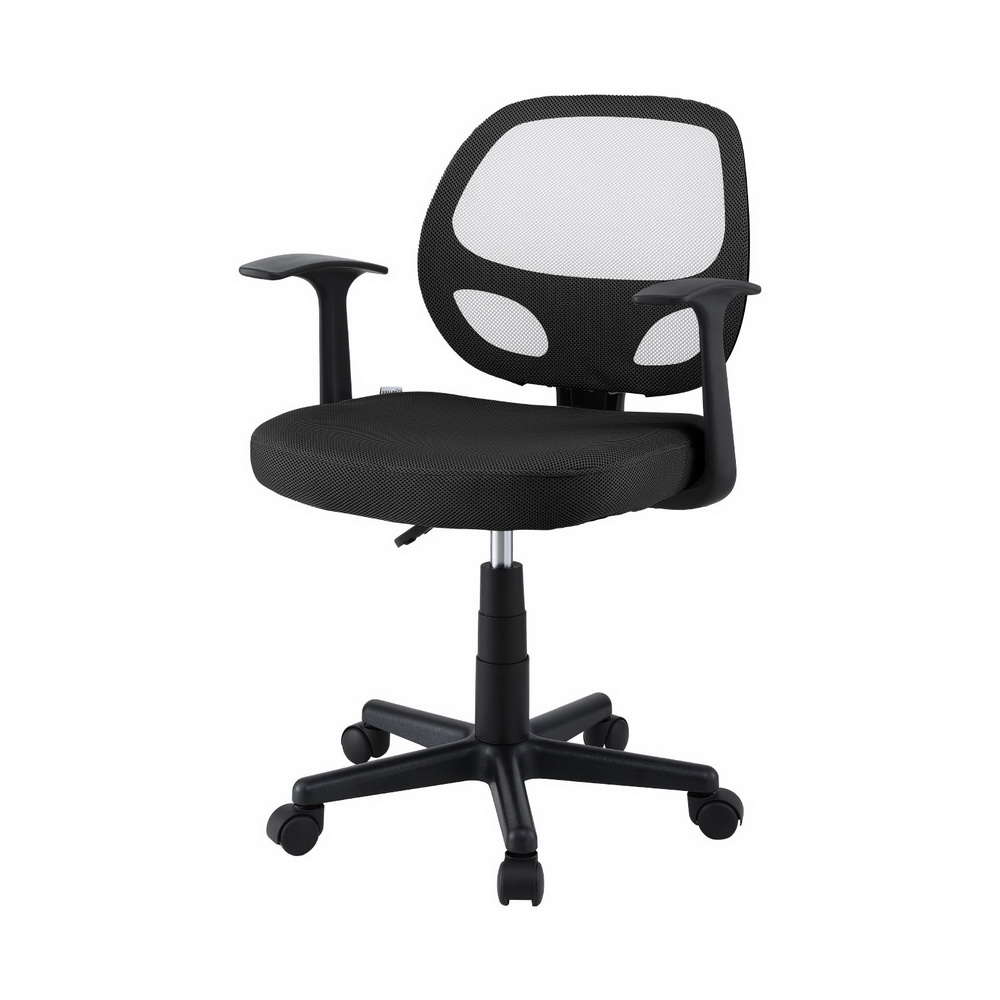 Artiss Mesh Office Chair Computer Gaming Desk Chairs Work Study Mid Back (Black)