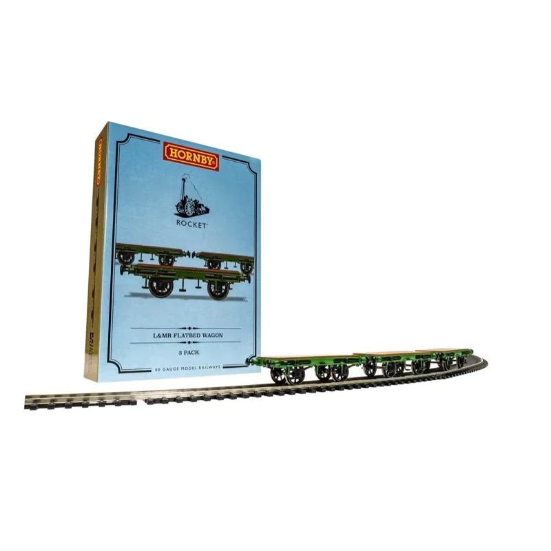 Hornby OO LandMR Flat Bed Wagon Pack Era 1