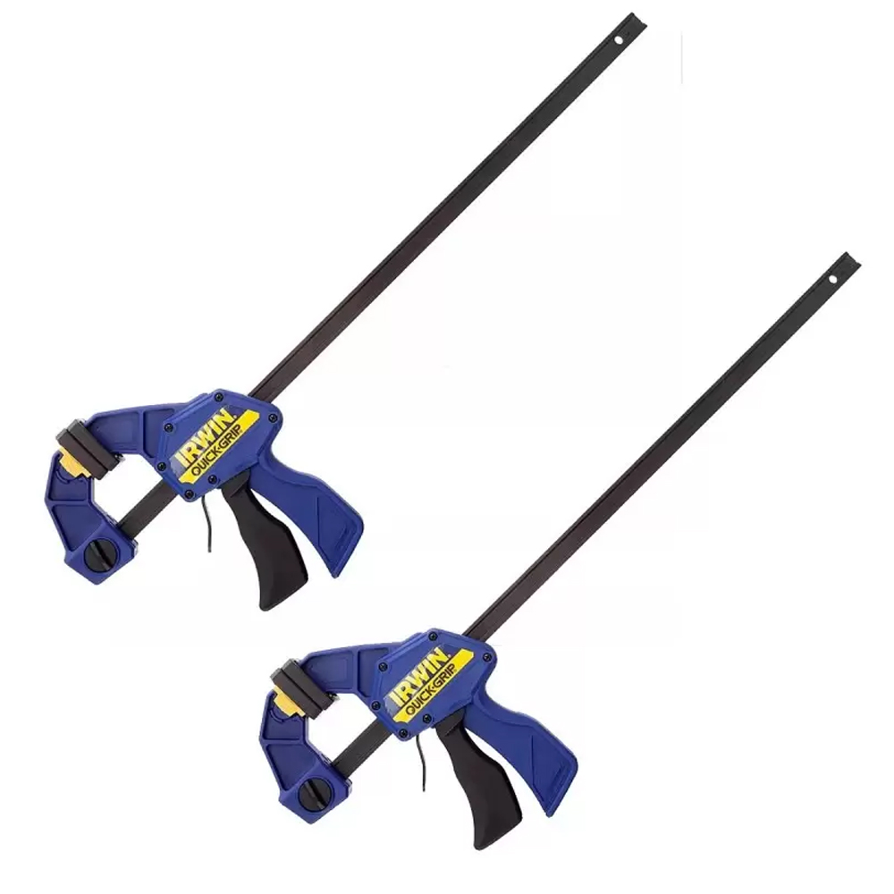 SET 2 PRENSAS DE BARRA IRWIN CO-1964719-001 SARGENTA QUICK-GRIP DE 18' (45 CM)