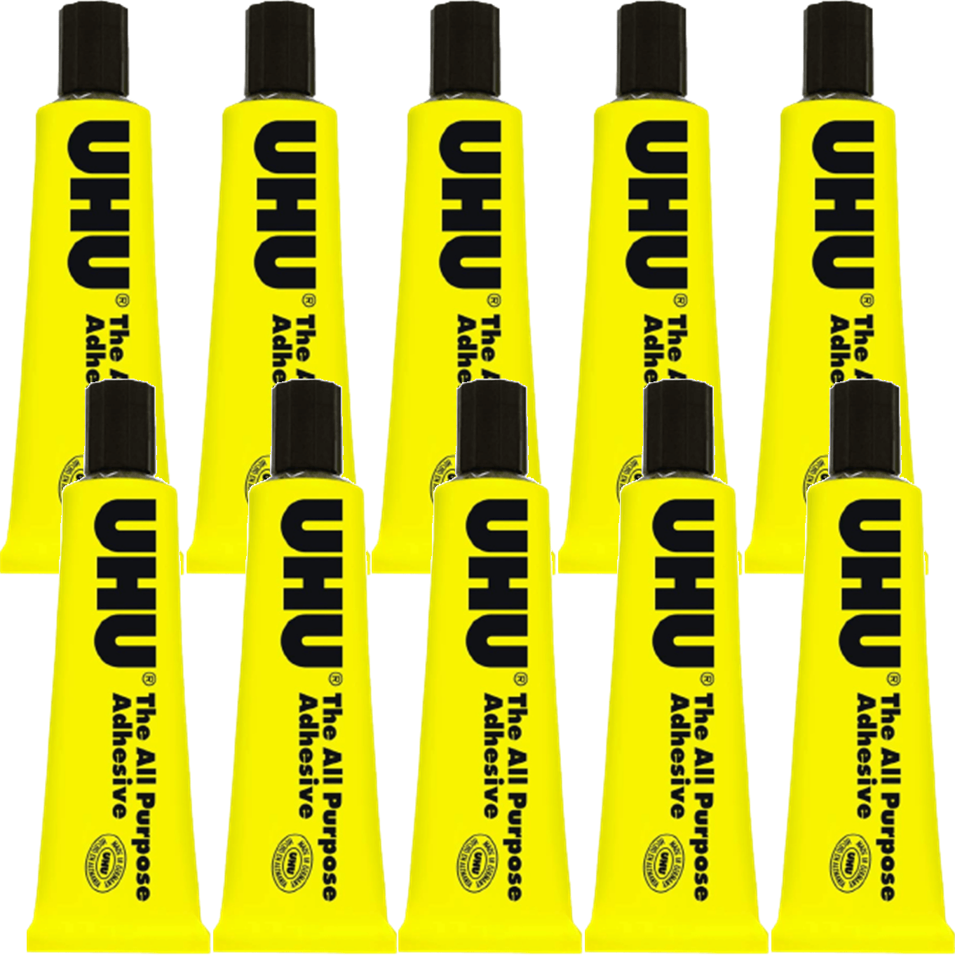 UHU All Purpose Adhesive Liquid Glue Super Strong 35mL 10 Pack