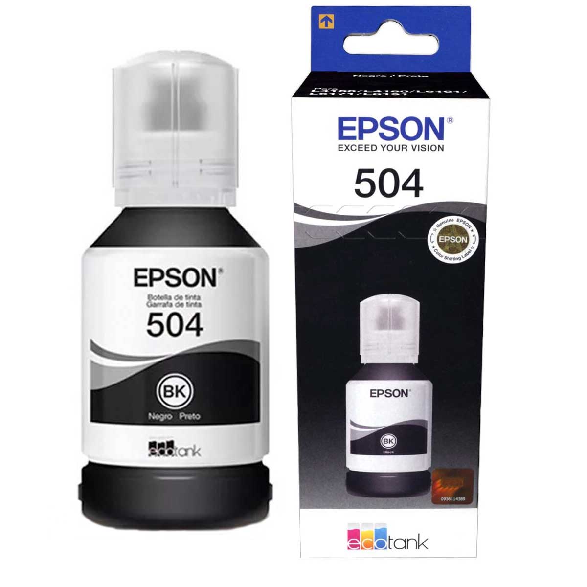 EPSON BOTELLA TINTA T504120 NEGRO