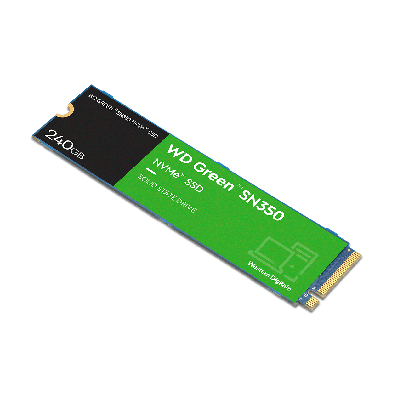 DISCO SSD WD GREEN 2TB SN350 NVME M2 2280 PCIE GEN3