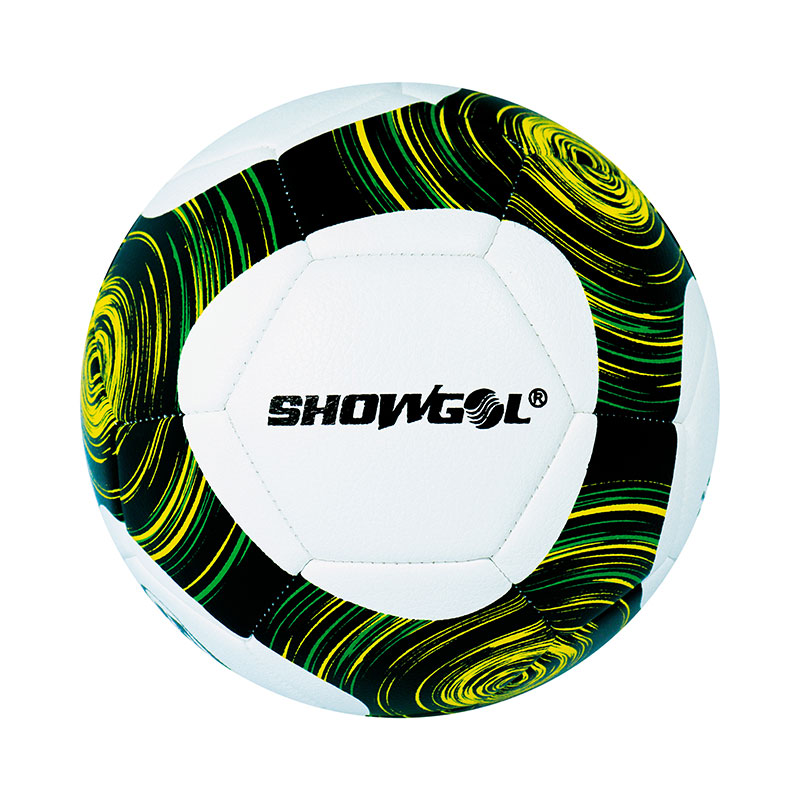 PELOTA P/FUTBOL SHOWGOL CUERO PVC FOAM 3.5MM AMARILLO (#5)