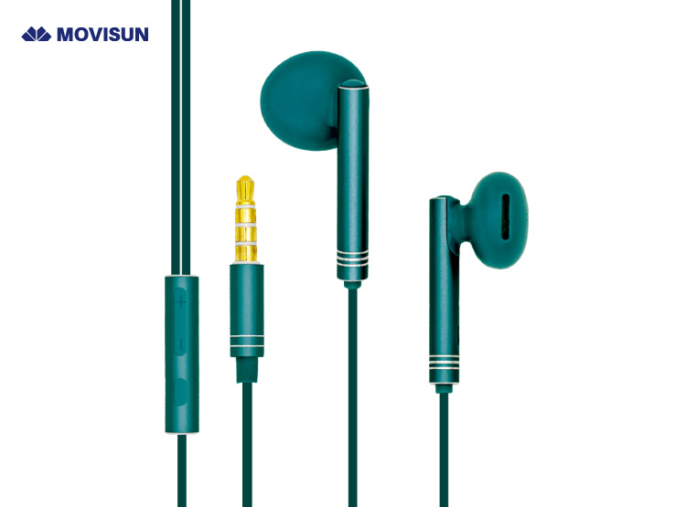 MOVISUN AUDÍFONO IN EAR HANDSFREE CON MICRÓFONO ENJOY P1 VERDE