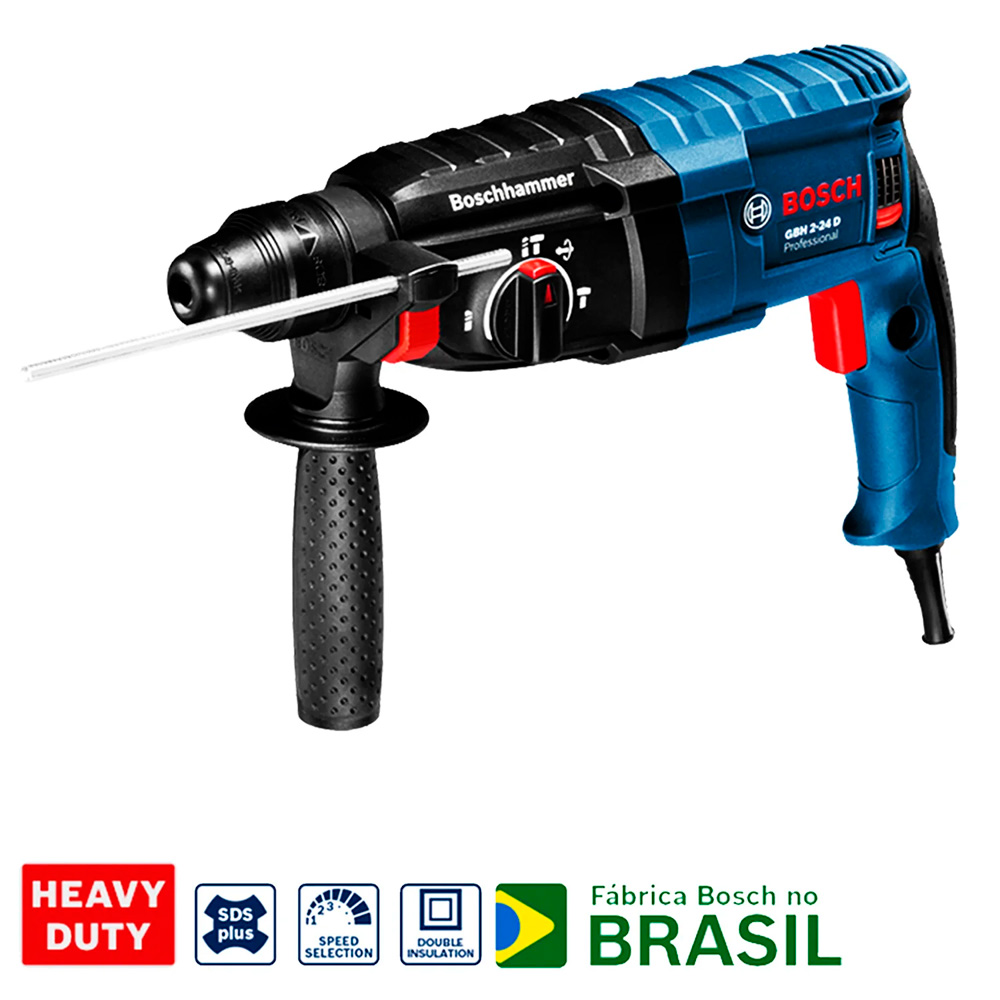 GBH 2-24 D ROTOMARTILLO BOSCH SDS-PLUS 820W 2.7 J